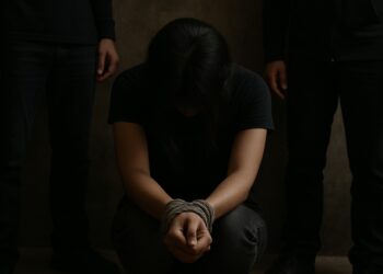 Ilustrasi Tindak Pidana Perdagangan Orang oleh artificial intelligence.