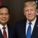 Komnas HAM Soroti Perlindungan Data Pribadi WNI dalam Perjanjian Dagang Indonesia-AS Ilustrasi Prabowo Subianto dan Donald Trump.