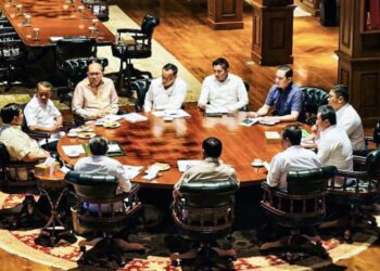 Presiden Prabowo Subianto mengadakan rapat secara maraton bersama sejumlah Menteri Kabinet Merah Putih di kediaman pribadinya, Hambalang, Kabupaten Bogor, Jawa Barat, pada Rabu, 20 Agustus 2025. (Foto: BPMI Setpres)