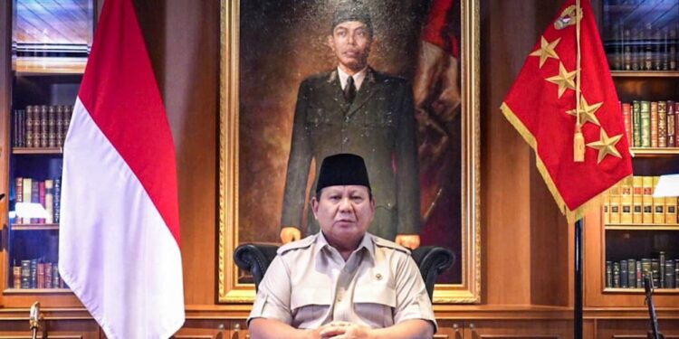 Presiden Prabowo Subianto menyampaikan keterangannya di kediaman pribadinya di Hambalang, Kabupaten Bogor, Jumat 29 Agustus 2025. (Foto: BPMI Setpres)