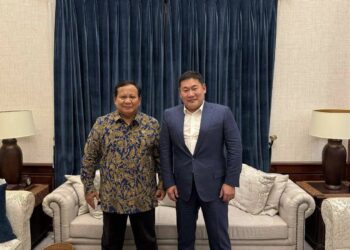 Mantan Perdana Menteri Mongolia, L. Oyun-Erdene, melakukan kunjungan ke Indonesia dan bertemu dengan Presiden Prabowo Subianto pada Jumat (29/8/2025). (Foto: Istimewa)