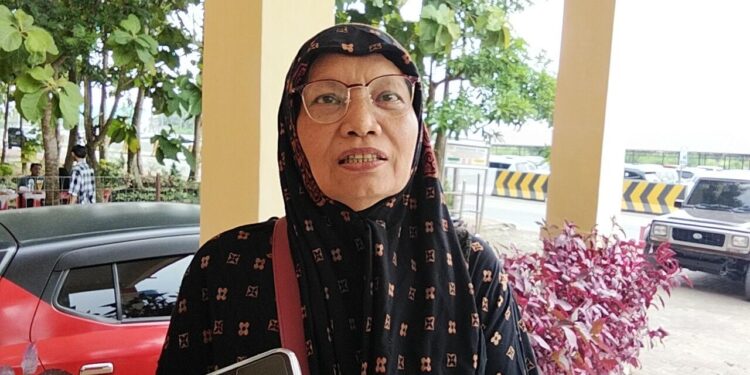 Laporan Kasus Penipuan Umrah Rp400 Juta Terbengkalai di Polda Sumut Wirdayati yang merupakan korban penipuan dan penggelapan uang umrah. (Foto: istimewa)