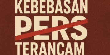 Ilustrasi Ancaman Kebebasan Pers. (Foto: Ilustrasi Artificial Intelligence)