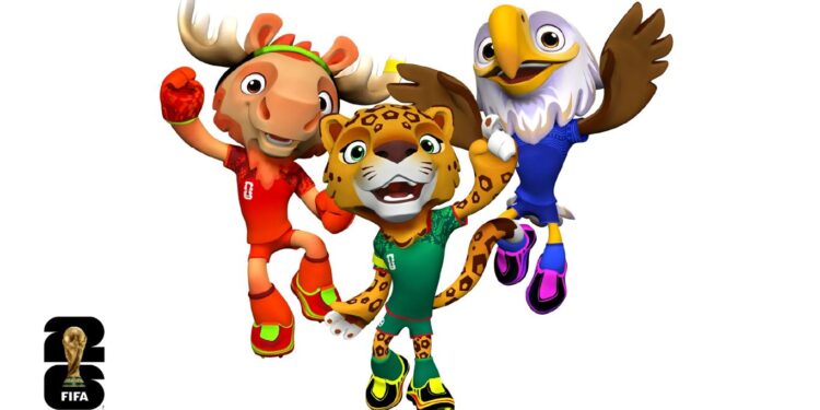 Tiga maskot Piala Dunia 2026. (Foto: FIFA)