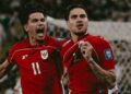 Arab Saudi Kalahkan Indonesia 3-2, Dua Penalti Kevin Diks Jadi Hiburan Ragnar Oratmangoen dan Kevins Diks melakukan selebrasi di pertandingan melawan Arab Saudi. Kamis 9 Oktober 2025. (Foto: Dok. Timnas Indonesia)