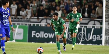 Pencetak gol kemenangan PSMS Medan atas Persiraja Banda Aceh dalam lanjutan Liga 2 Championship di Stadion Utama Sumatra Utara, Sabtu 25 Oktober 2025. (Foto: Media Officer PSMS)