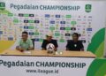 Konferensi pers menjelang pertandingan PSMS Medan versus Garudayaksa FC di Stadion Utama Sumatra Utara, dalam lanjutan pekan kedelapan Liga 2 Championship. (Foto: Media Officer PSMS)