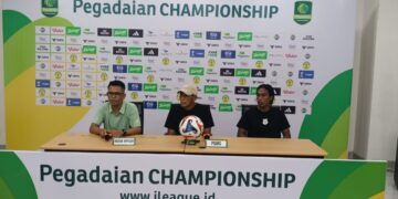 Konferensi pers menjelang pertandingan PSMS Medan versus Garudayaksa FC di Stadion Utama Sumatra Utara, dalam lanjutan pekan kedelapan Liga 2 Championship. (Foto: Media Officer PSMS)
