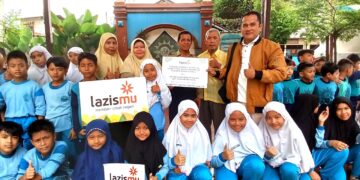 SD Muhammadiyah 02 Kampung Dadap Medan Salurkan Donasi untuk Palestina Melalui LAZISMU