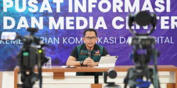 Keterangan foto: Kepala Pusat Data, Informasi, dan Komunikasi Kebencanaan Badan Nasional Penanggulangan Bencana (BNPB), Abdul Muhari. (Foto: Dok.BNPB)