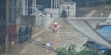 Banjir di Medan beberapa waktu lalu (Foto: Narata: Dian Ajo)