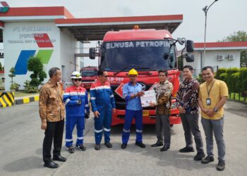 Ombudsman RI Sumut Puji Kesiapsiagaan Pertamina: Distribusi Energi Tetap Lancar di Tengah Gangguan! (Foto: Narata/Istimewa)