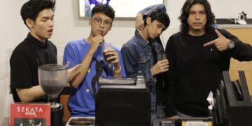 Sekata Kopi x Shanghai Karate Club: Sajikan Americano "Kurang Tidur" Ber-Barcode Lagu, Apresiasi Local Heroes Medan (Foto: Narata/Istimewa)