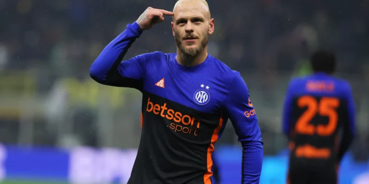 Keterangan foto: Gelandang sayap Inter Milan, Federico Dimarco. (Sumber: Media Official Inter Milan)