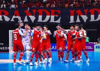 Keterangan foto: Timnas Futsal Indonesia di Piala Asia 2026. (Sumber: Instagram @timnasfutsal)