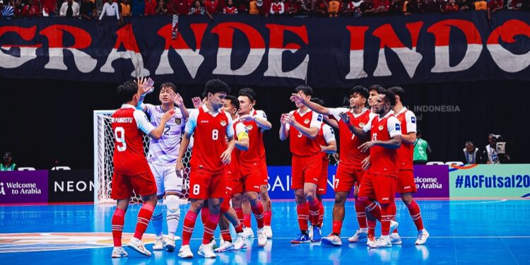 Keterangan foto: Timnas Futsal Indonesia di Piala Asia 2026. (Sumber: Instagram @timnasfutsal)