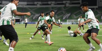 Keterangan foto: Persiapan PSMS Medan menjelang pertandingan lawan Sumsel United di Stadion Utama Sumatra Utara, Sabtu 14 Februari 2026, putaran ketiga Liga 2 Championship. (Sumber: Media official PSMS)