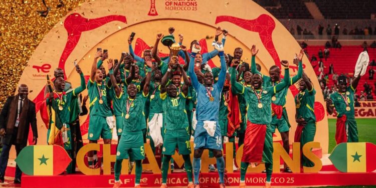 Keterangan Foto: Timnas Sepak Bola Senegal menjadi juara Piala Afrika 2025. (Sumber: Instagram @Footballsenegal)