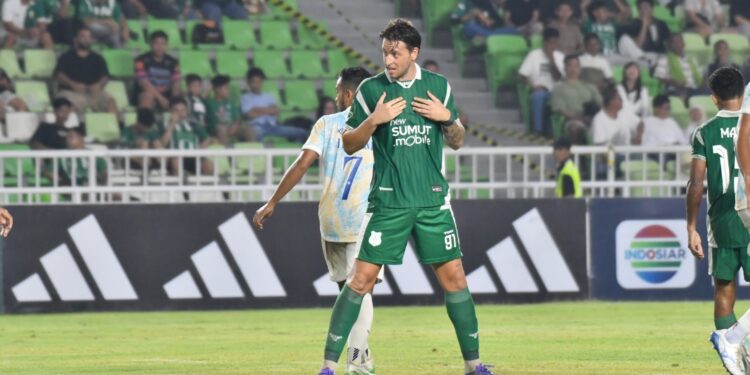 Keterangan Foto: Penyerang PSMS Medan, Felipe Cadenazzi. (Sumber: Media Official PSMS)