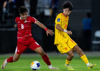 Keterangan Foto: Timnas Indonesia versus Tiongkok di Piala Asia U-17, Selasa 5 Mei 2026. (Sumber: Media Official AFC)