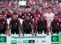 Keterangan Foto: Skuad Persipura Jayapura sesaat sebelum pertandingan melawan Adhyaksa FC di Stadion Lukas Enembe, Papua, Jumat 8 Mei 2026. (Sumber: Media Official Persipura)