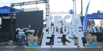 Keterangan Foto: BYD menggelar Tech Culture Fest di Lotte Grosir, Kota Medan. (Sumber: BYD)