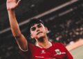 Keterangan Foto: Mathew Baker menjalani debut bersama Timnas Indonesia senior saat bersua Oman dalam laga FIFA Match Day di Stadion Gelora Bung Karno. Jumat 5 Juni 2026. (Sumber: Instagram @mat_baker09)