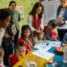 Keterangan: Perwakilan UNICEF Indonesia, Maniza Zaman (keempat dari kanan), berinteraksi dengan anak-anak saat mengunjungi Pusat PAUD Bilelog, Nusa Tenggara Timur, 29 Juli 2025. (Foto: UNICEF Indonesia)