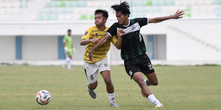 Keterangan: PSMS Medan melakukan laga uji coba melawan Binjai City di Stadion Mini Pancing. Senin 13 Juli 2026. (Sumber: MO PSMS)