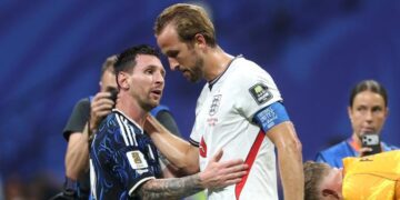 Keterangan: Argentina memastikan langkah ke final Piala Dunia 2026 setelah bangkit mengalahkan Inggris dengan skor 2-1 pada laga semifinal di Atlanta, Amerika Serikat, Rabu 15 Juli 2026. (Sumber: FIFA)