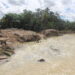 Keterangan: Sungai Garoga di Desa Garoga, Kabupaten Tapanuli Selatan, Sumatra Utara, pascabanjir bandang yang menerjang kawasan tersebut. (Foto: Ghiyatuddin/narata)