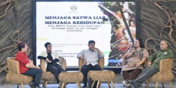Keterangan: Talkshow bertajuk “Act for Orangutan: From Awareness to Action” dalam rangka memperingati Hari Orang Utan Sedunia 2026. (Foto: Yayasan Ekosistem Lestari/YEL-SOCP)