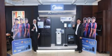 Keterangan Foto: Midea Electronics Indonesia memperkenalkan ekosistem teknologi pintar AI SMART MASTER. (Sumber: Dok. Midea)