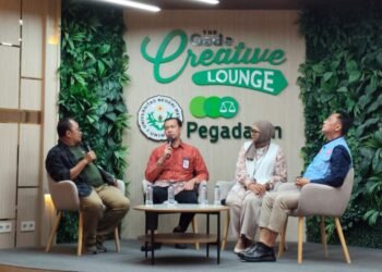 Keterangan Foto: Talkshow literasi keuangan bertajuk Financial Literacy on the Way: Mandiri Finansial Dimulai Hari Ini, Kamis 22 Oktober 2026. (Sumber: Dok.Pegadaian)