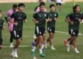 Keterangan Foto: Skuad PSMS Medan melakukan latihan menjelang pertandingan melawan PSGC Ciamis, Sabtu 31 Oktober 2026. (Sumber: MO PSMS)
